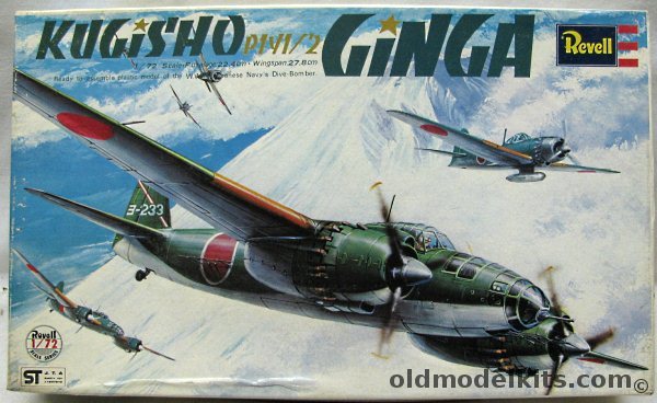 Revell 1/72 Kugisho P1Y1 Ginga, H103-500 plastic model kit